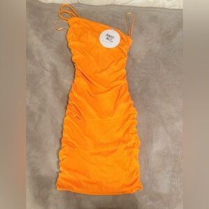 Princess Polly Bright Orange Mini Dress